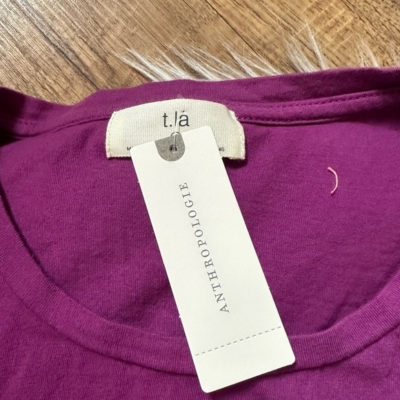 ANTHROPOLOGIE Easy Tie Front Tee - Picture 3 of 4